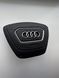 Кришка airbag подушки керма руля ауді audi A6 C8 A7 C8 A8 5003892 чорна нитка хром емблема N002 фото 5