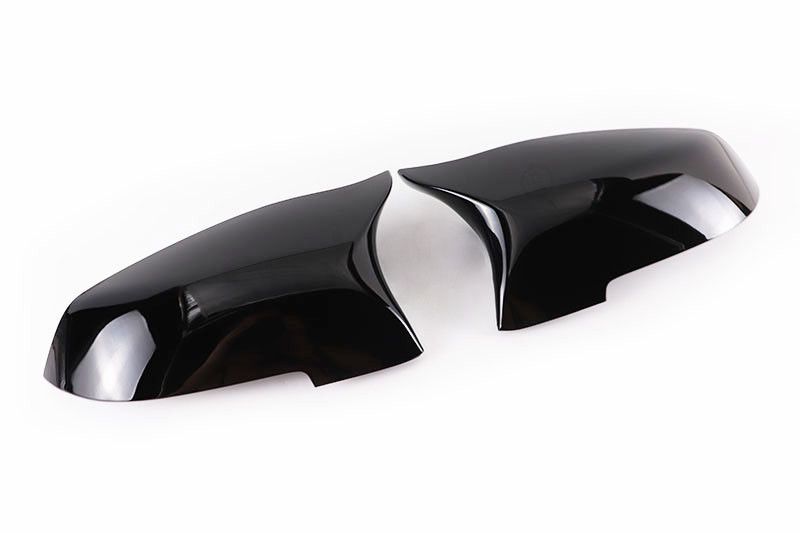 Накладки дзеркал bmw f10 f11 f18 f07 f12 f13 f06 f01 f02 чорний глянець V011 фото