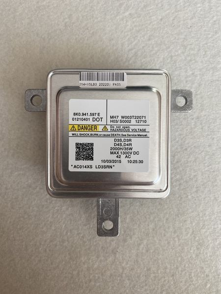 Блок розпалу ксенону фари Audi VW Skoda Seat Porsche Chrysler Lancia 8K0941597E A003 фото