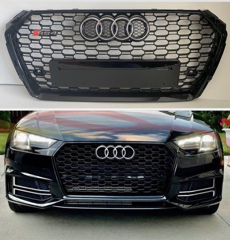 Решітка радіатора гриль audi a4 b9 rs4 соти T002 фото