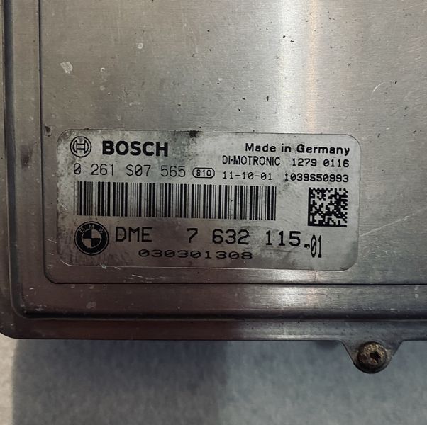 Блок управління двигуна ЕБУ bmw n55 3.0 бензин 7632115, 0261S07565 B036 фото