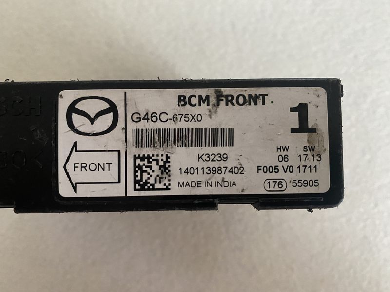 Модуль реле блок bcm Mazda G46C-675X0A G012 фото