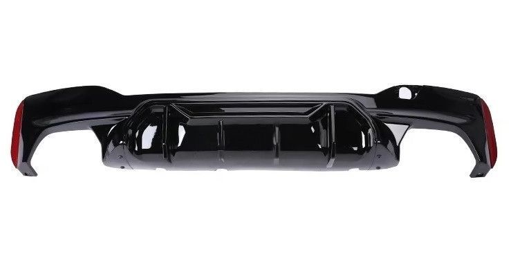 Накладка дифузор заднього бампера на BMW 5 G30 М5 Competition T021 фото