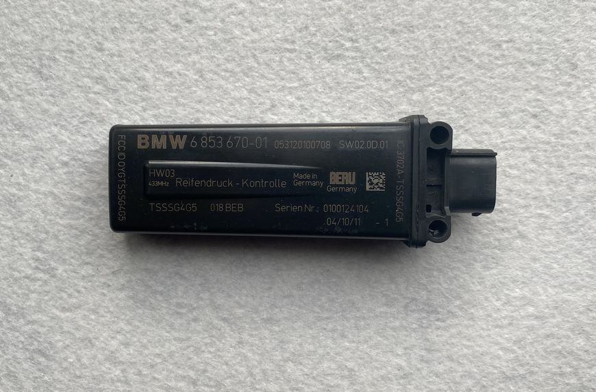 Блок тиску шин rdc bmw f серія 685367 B002 фото
